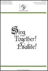 Sing Together! Psallite! Unison/Two-Part choral sheet music cover